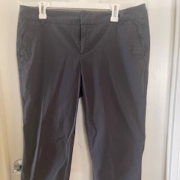 Caslon Heathered Navy Blue Khaki Pants 14P - Picture 2 of 3